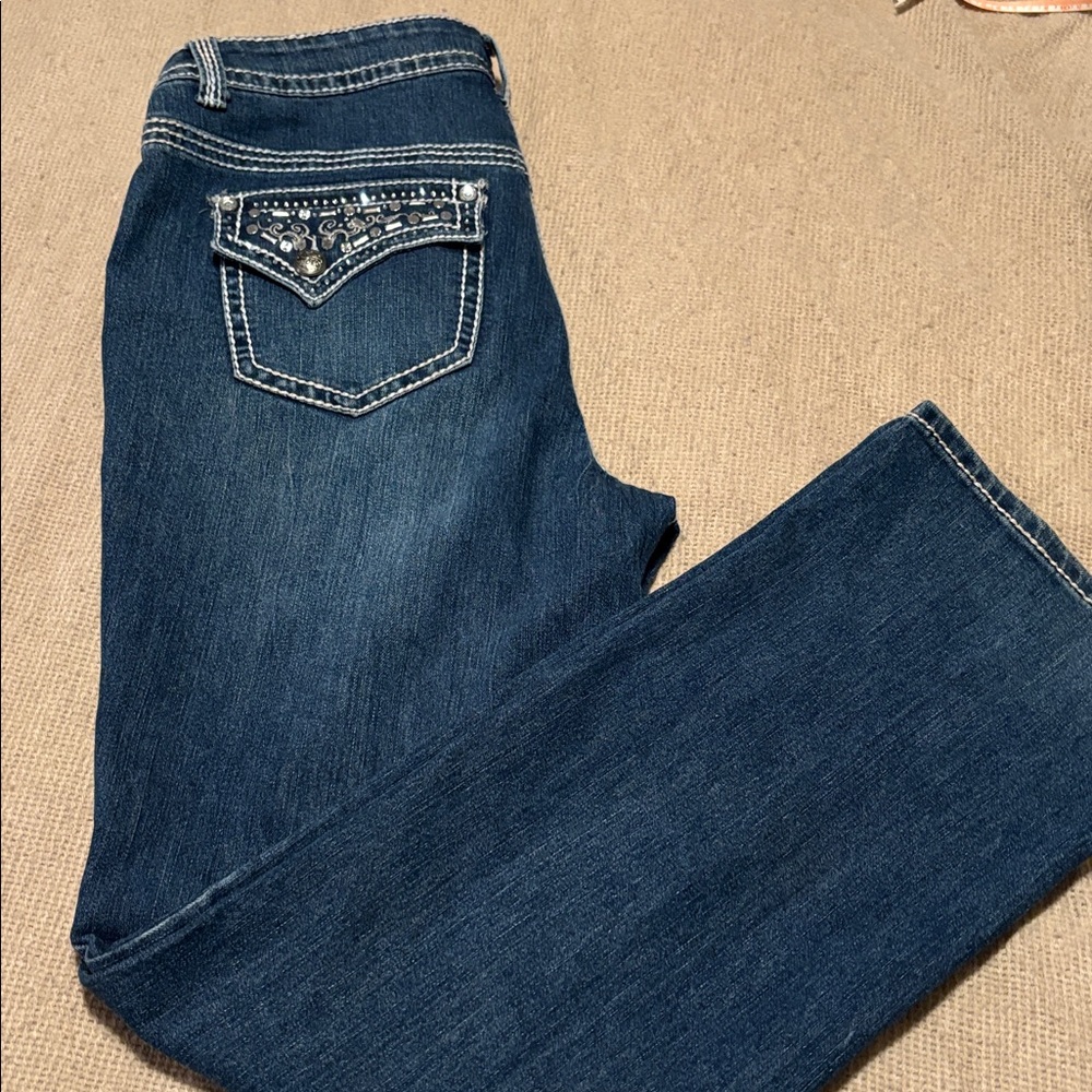 Style & Co. Dark Blue Boot Cut Jeans